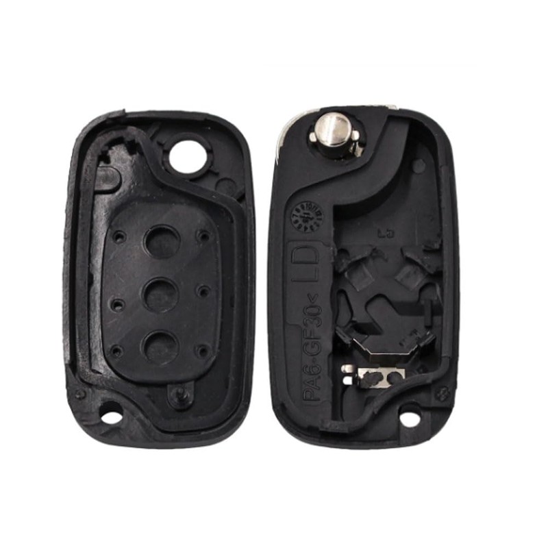 3 Button Flip Car Remote Key Shell Case for Renault