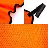 Blaze Orange Mesh Safety Panel,Mesh Safety Panel With Reflective Strips,Hiking
