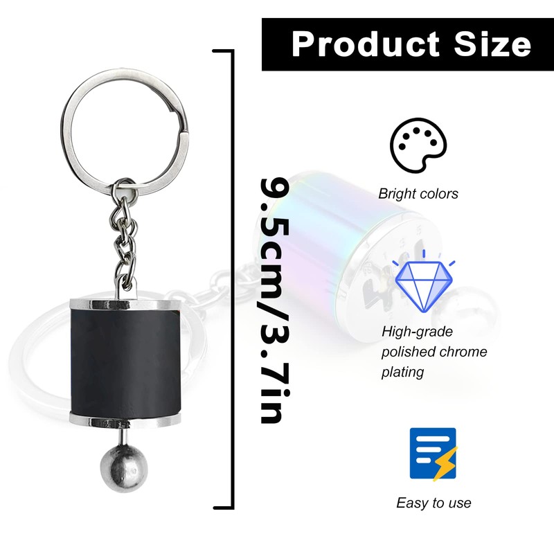 Stymart Shifter Gear Keychain - 6 Speed Gear Box Mini