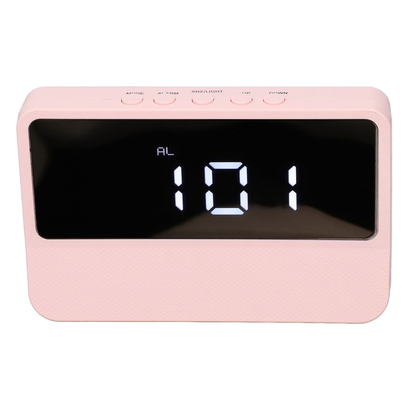 LED Mirror Alarm Clock 2 Levels Brightness Digital Alarm Clock