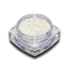 Unicorn Einhorn Glitter Mix Weiss Glitzer Puder Nailart