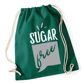 Hippowarehouse Sugar Free Drawstring Cotton School Gym Bag 37cm x 46cm, 12 litres
