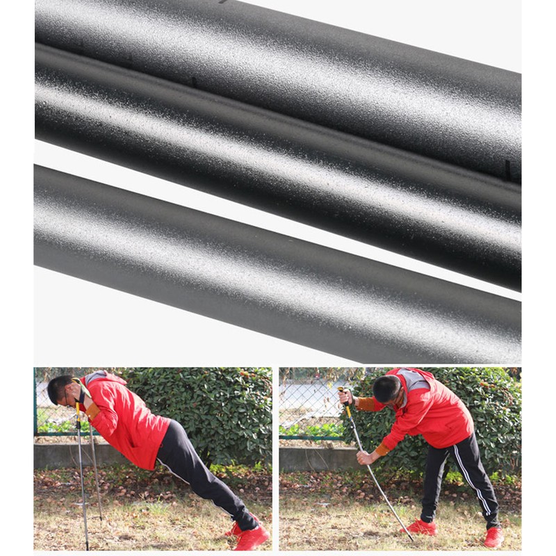 Hiking Stick Aluminum Alloy Portable Lightweight Telescopic Walking Stick for