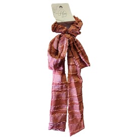 Hive and Co. Mauve Long Bow Scrunchie Hair Band Pink