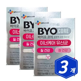 Biocore inner care lactobacillus 30 capsules x 3 probiotics bowel movements / 바이오코어 이너케어 유산균 30캡슐 x 3개 프로바이오틱스 배변활동
