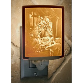 Nativity - Curved Porcelain Lithophane Night Light