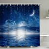 FAIRYGATE Shower Curtains Mould Proof Resistant Beach Shower Curtain Waterproof