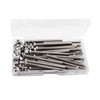 cSeao 40-Pack M4 25mm Pan Phillips Tornillo Machine Screws and