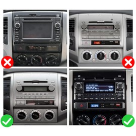 Android 10 Double Din Car Stereo for Toyota Tacoma 2005-2013 with 9 Inch Touchscreen Radio Built-in Wireless Carplay/Android Auto/GPS/Bluetooth/FM/AUX-in/Steering Wheel Control Backup Camera 2+32G