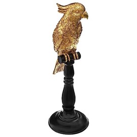 Parrot Gold-Plated Resin H. 33 Peacock