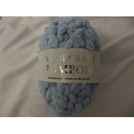 Woolcraft POMPOM Super Soft Baby Double Knitting Wool/Yarn 200g - 02 Baby Blue