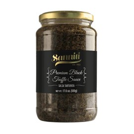 Sanniti Italian Premium Black Truffle Sauce Salsa Tartufata, 17.6 oz (500g)
