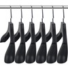 DEDU Suit Hangers for Men 6 Pack, Black Coat Hangers