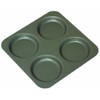 Mermaid Hard Anodised 4 Cups Yorkshire Pudding Tray - Made