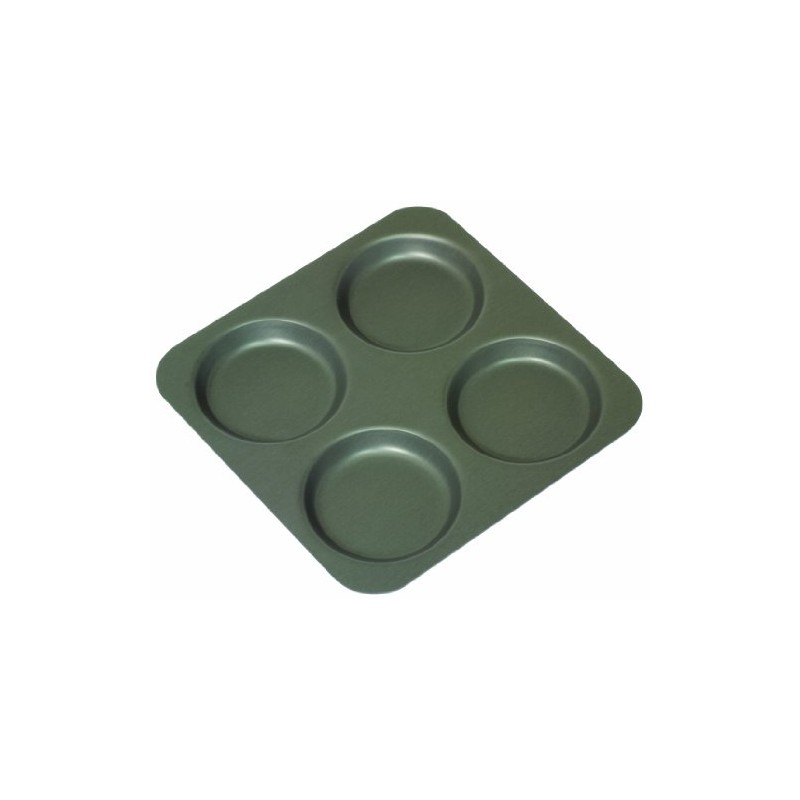 Mermaid Hard Anodised 4 Cups Yorkshire Pudding Tray - Made