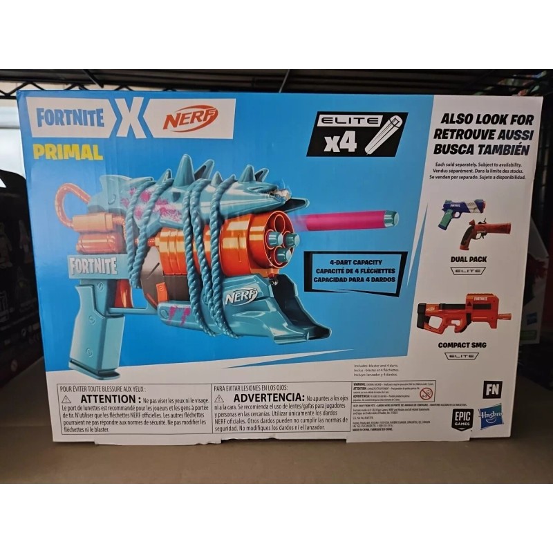 Nerf Fortnite Primal Kids Toy Blaster for Boys and Girls