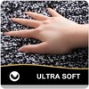 smiry Microfiber Non-Slip Bath Mats for Bathroom, Extra Soft Absorbent