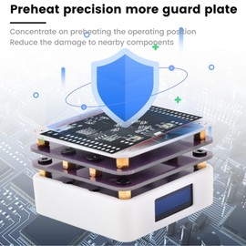 Heating Soldering Plate with 20V Mini Smart Thermostat, Hot Preheating Chip Welding Station for Repair DIY Laboratory