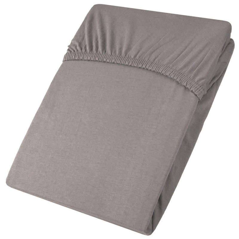 aqua-textil Viana Fitted Sheet Cotton Jersey Sheet Bed Sheet Duvet