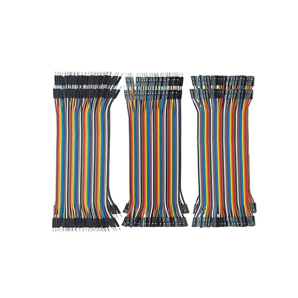Breadboard Jumper Wire 40*6 Pin 10cm Emith Dupont Cable for Arduino Raspberry Pi Jumper Wire Set of 6