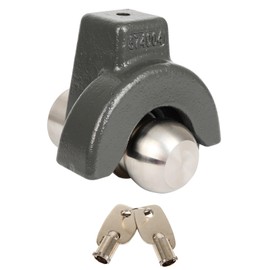 AUTOMUTO U-BRP2516 Trailer Hitch Locks, Trailer Coupler Lock with Straight Lip, Durable Trailer Tongue Lock, Superior Security for Trailers Includes 2 Keys, RV Trailer Coupler Lock