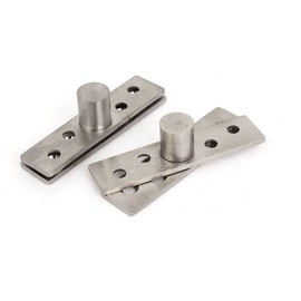 uxcell a15041500ux0215 Uxcell a15041500ux0215 75mm Length Stainless Steel 360 Degree Door Pivot Hinge 2 Pcs, Stainless Steel