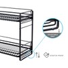 zccz 2-Tier Bathroom Countertop Organizer - Detachable Standing Rack Bathroom