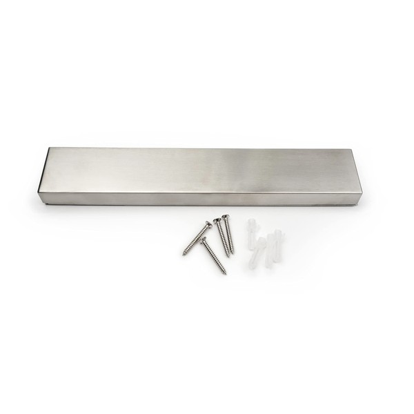 RSVP International Magnetic Knife Tool Bar Multi-Use Wall Mounted,10 Inch, Satin Finish Stainless Steel