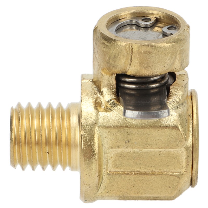 Engine Oil Drain Valve M12‑1.75 Connector Quick Brass Stainless Steel