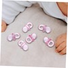 Gatuida 100 Pcs Mini Acrylic Pacifiers for Shower Games Reusable