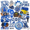 18PCS Zeta Beta Phi Sorority Embroidered Patches