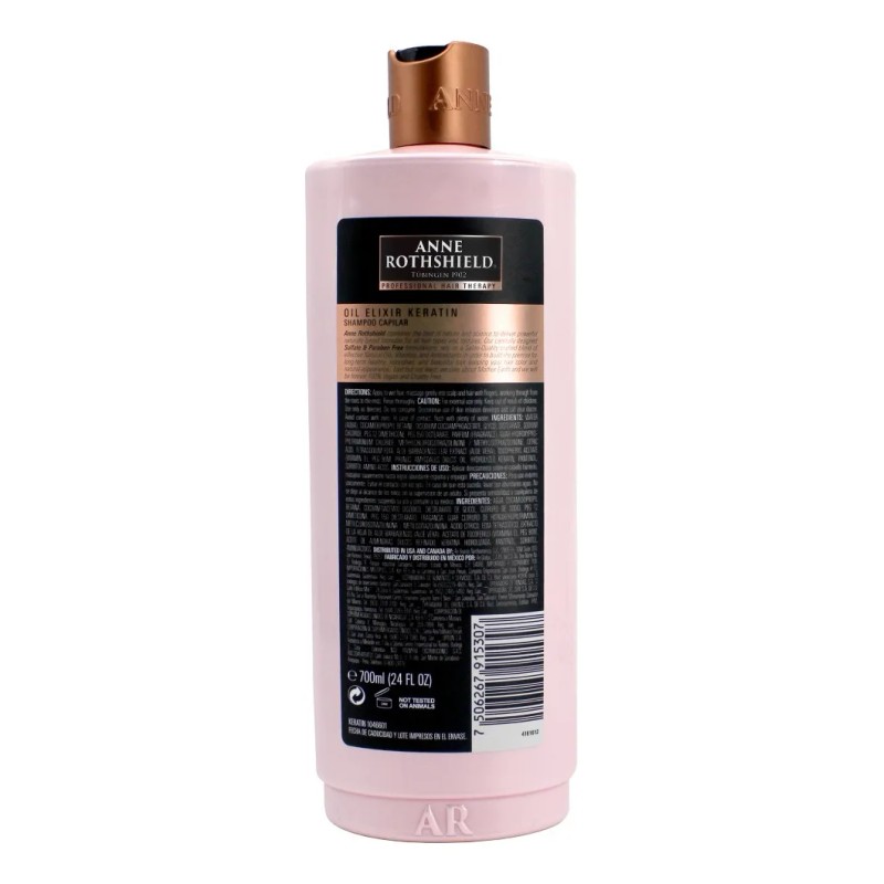 Anne Rothshield Shampoo Keratin Oil Elixir 700ml