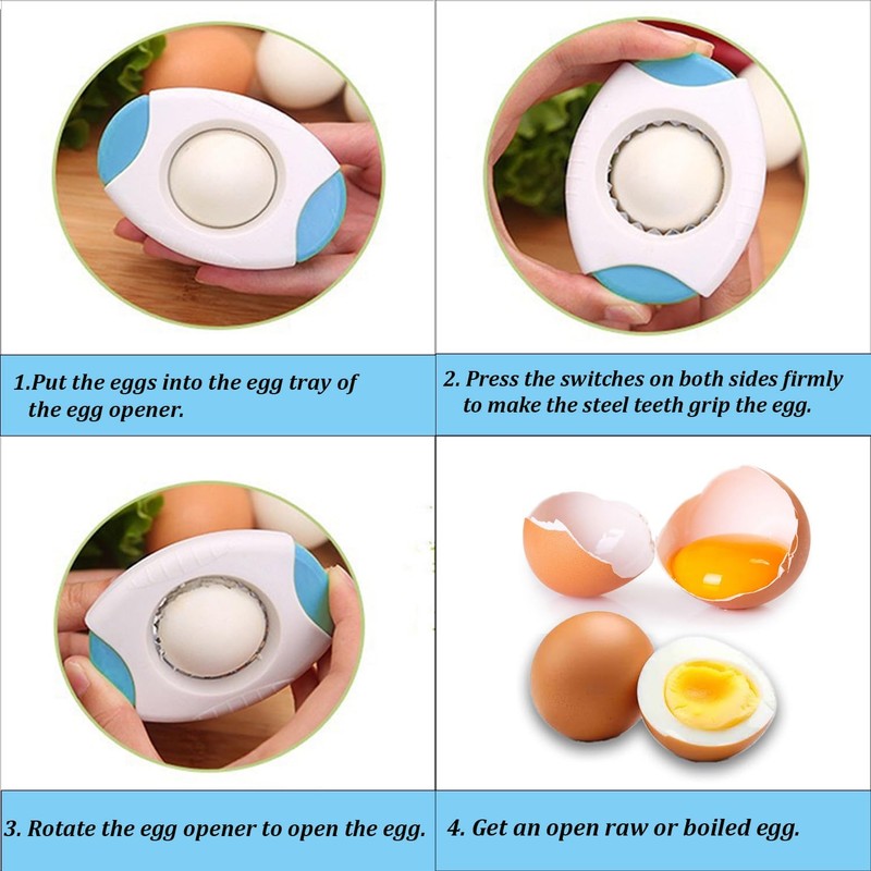 BEIGEMEI Egg Shell Opener, Seperator Tool for Raw Eggs, Cracker