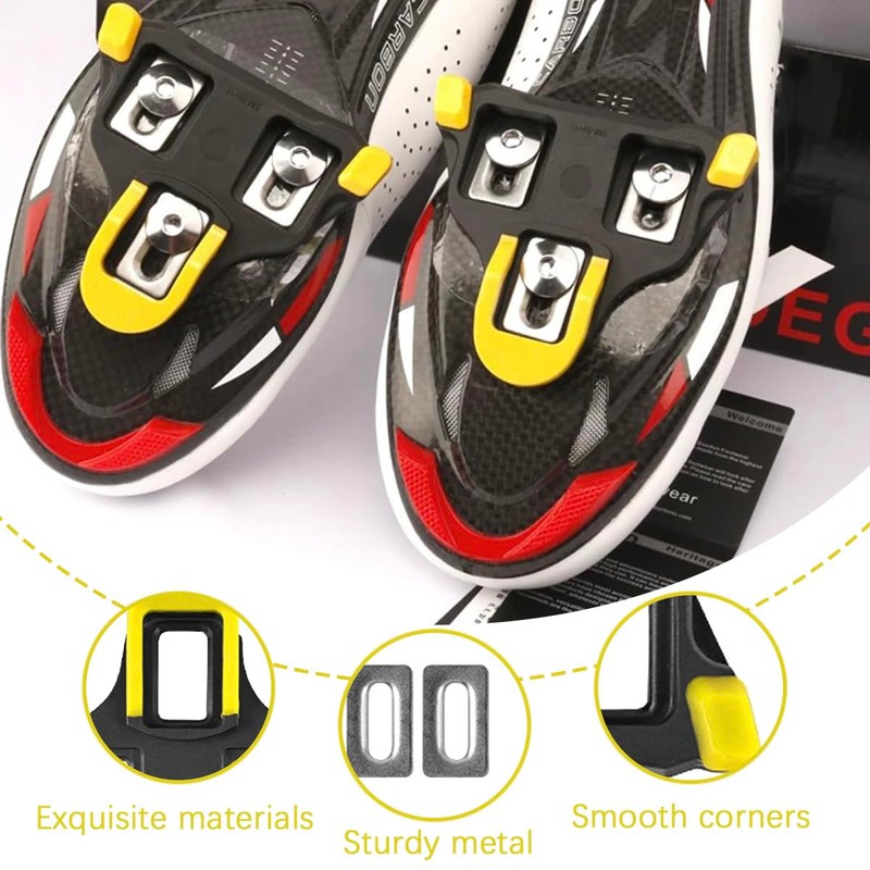 SPD Pedal Cleats Set for Cycling Shoes，Compatible with Shimano SPD-SL