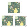 Kichvoe 3pcs Beeswax Food Wraps Reusable Food Wrapping Sheets for