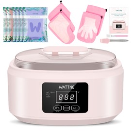 Máquina de Cera de Parafina para Manos y Pies Kit Hidratante de Calentador de Cera de Parafina Tiempo Automático y Mantiene Caliente Máquina de Cera de Manos de Parafina para Artritis