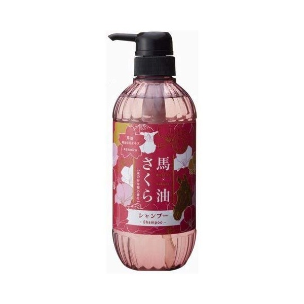 Sakura Horse Oil Hair Shampoo, 16.9 fl oz (500 ml) x 15 Bottles