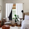 BGment White Blackout Curtains for Bedroom 63 Inch Long -