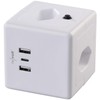 revolt Switzerland Socket Cubes: Set of 2 4-Way Socket Cube
