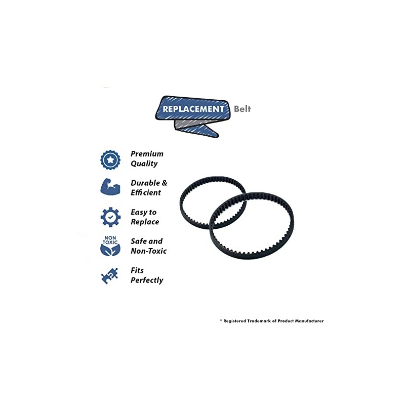 Replacement for Bissell Belt, Brush Belt for Powerlifter, ProHeat and
