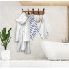 Kuhome Coat Rack Wall Mount Wooden Hat Rack for Wall