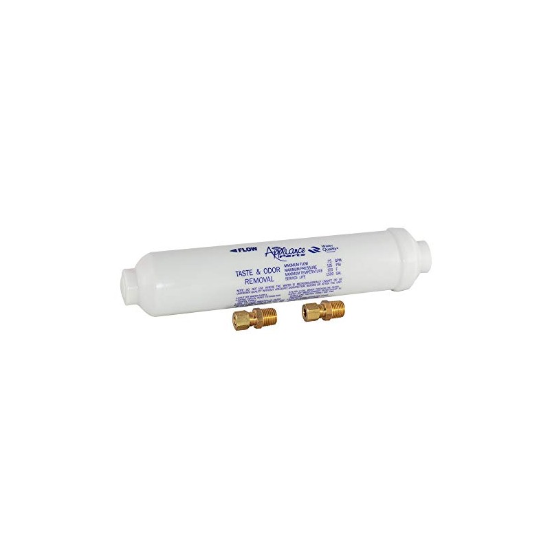 EZ-Flo 10 Inch Line Water Filter, Brass 1/4 Inch MIP