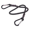 Amtech 24" Bungee Cord with Dual Carabiner Clips, 8mm Heavy-Duty