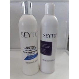 seytu special care, shampoo + conditioner, Biotin,Herbal Extract, caida capilar