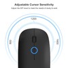 Wireless USB C Mouse for MacBook Air Surface Pro iMac