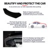 DEERMOTO Universal Front Lip for Car,4 PCS Kit Front Bumper