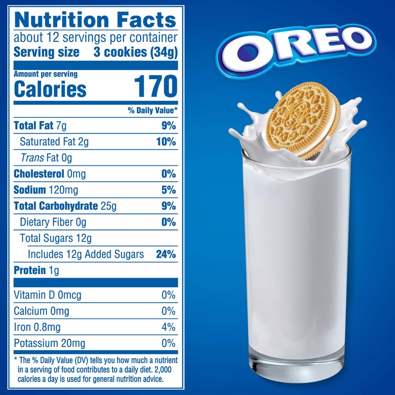 OREO Golden Sandwich Cookies, 14.3 oz