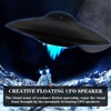 RUIXINDA Magnetic Levitating Bluetooth Speaker, Levitating UFO Speakers with LED