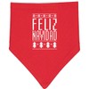 inktastic Feliz Navidad Ugly Knitted Sweater Style Baby Bandana Bib