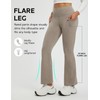baleaf Fleece Lined Pants Women Flare Leggings Thermal Warm High